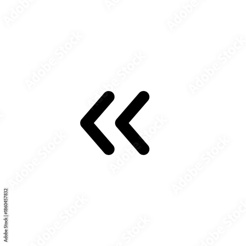 矢印のアイコン　くの字　太い　シェブロン　二重