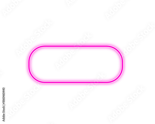 Pink speech bubble isolated on transparent background