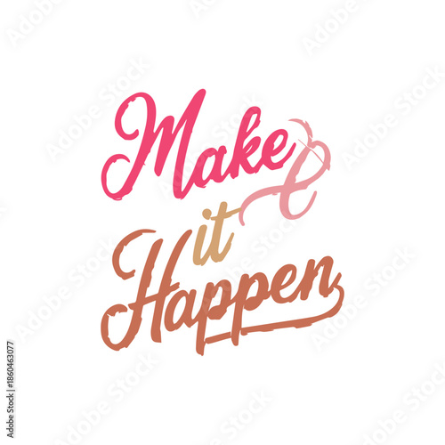 create a handwritten typography  of graphic T-shirt design text 