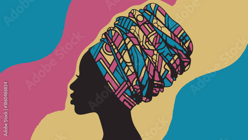 International women's day celebration silhouette isolated on transparent background