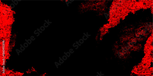 Graphic design element grainy wall style concept for banner, flyer, poster, brochure, cover, etc. Abstract Watercolor red grunge background painting. Crimson red blaze fire flame grungy smoke texture.