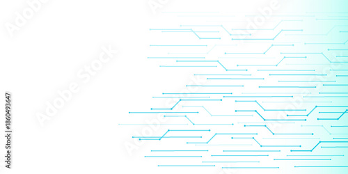 con with glowing pixels on technology circuit board. Gray and white technology background digital systems Hi-tech technology pattern.