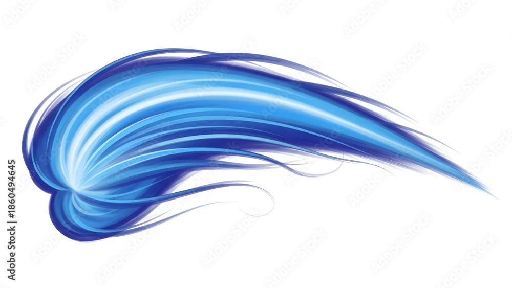 custom made wallpaper toronto digitalDynamic blue abstract design element showcasing flowing motion and gradient hues offering a cool