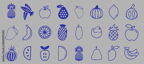 Hand drawn vegetables in minimalist ink brush charcoal style. Decorative crop vector elements for market invitation or promotion, menu and package design. Black silhouette outline isolated on white.