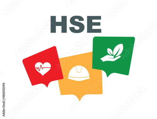 hse icons on white background