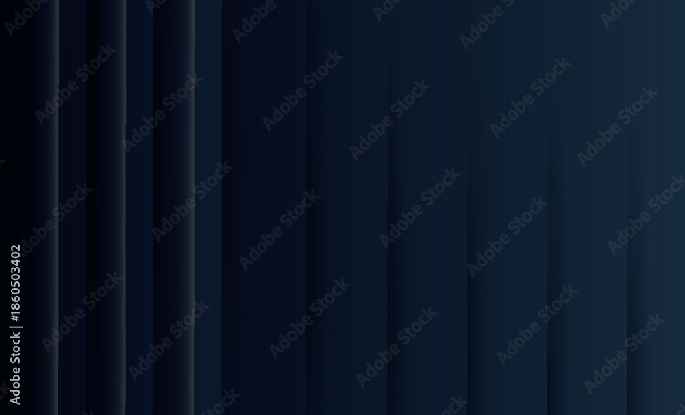 Obraz premium Black gradient abstract background with modern horizontal geometric design. Light and shadow effect concept for cover, banner, brochure, presentation, certificate, and website. EPS. 5