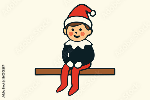 Festive Elf on the Shelf