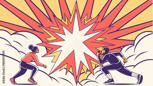 vector illustration of dancing people