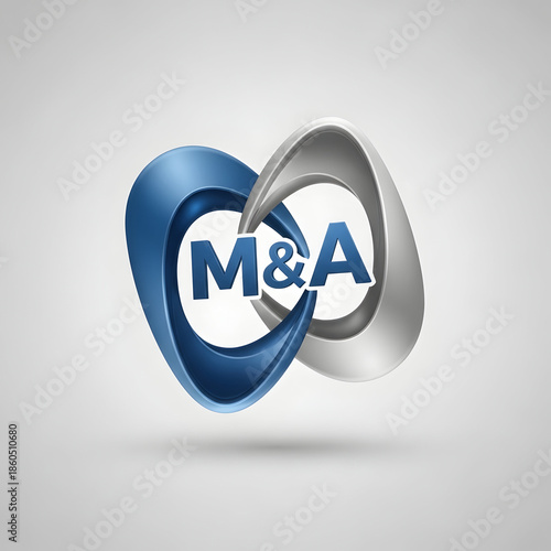 Mergers and Acquisitions Business Logo Design.