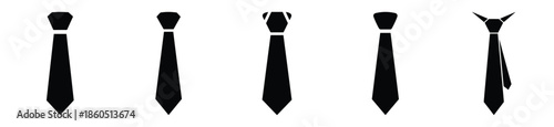 Isolated tie formal on the white background.