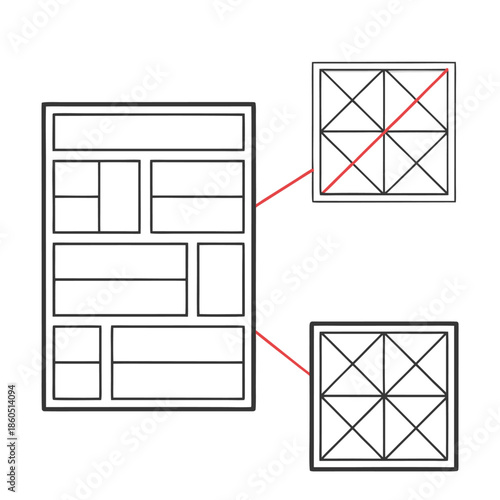Abstract Grid Graphic Resources Modular Vector Elements