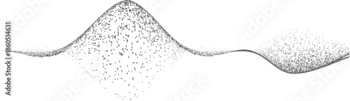 Sprayed black spiral line .Graffiti art design . Noise dispersion grungy wavy logo . Spray effect .Grunge . Distressed . Grange textured vector
