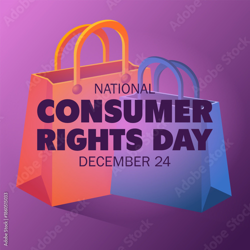 vector graphic of National Consumer Rights Day ideal for National Consumer Rights Day celebration
