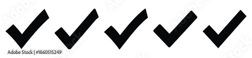 Isolated check mark on the white background.