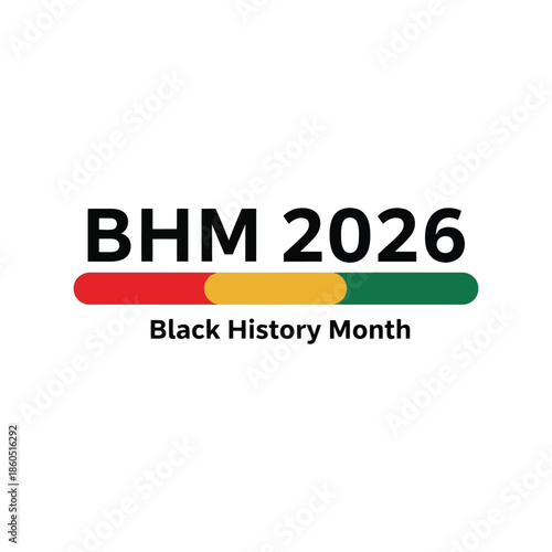 Black History Month 2026 Celebration Vector Art Design