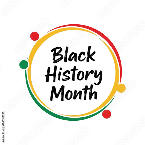 Vibrant Black History Month Celebration Vector Design