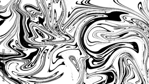 Abstract hypnotic spinning lines background. Black and white vertical tunnel wallpaper. Psychedelic twisted stripes pattern. Spiral template for posters, banners, cover. Vector optical illusion