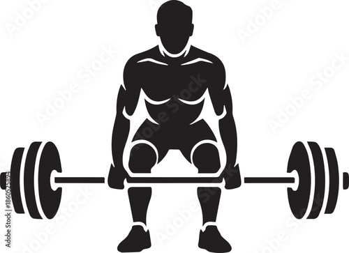 deadlift exercise icon