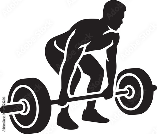 deadlift exercise icon