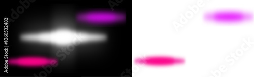 An UFO light or star glow, vector illustration, material background design.