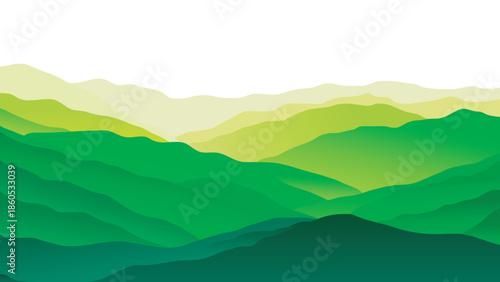 Serene mountain landscape