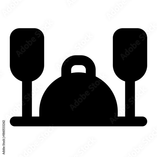 dinner icon for illustration