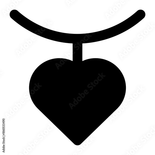 necklace icon for illustration