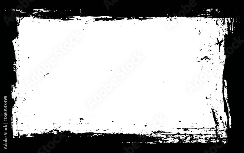 Grunge Frame Overlays: Featuring weathered textures, sharp frames, and high-resolution renders.. Grunge Frame. Vector Illustration.