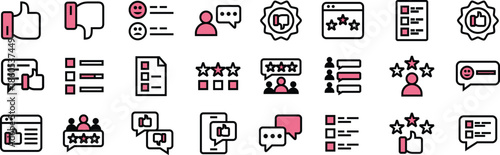 Group Icon Pack Feedback, Review, Rate for Websites, Apps, UI UX Projects, and Digital Assets