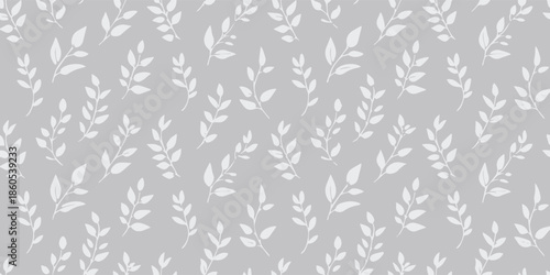 leaf vector seamless foliage motif for wallpaper fabric and textile