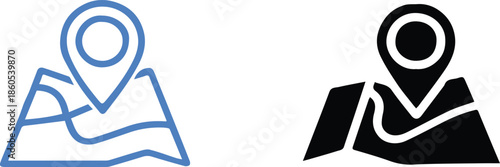 map location marker symbol collection for apps and websites