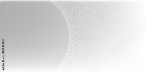 circle wave background with white gray gradient color