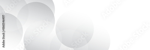 Abstract white Geometric banner design background.