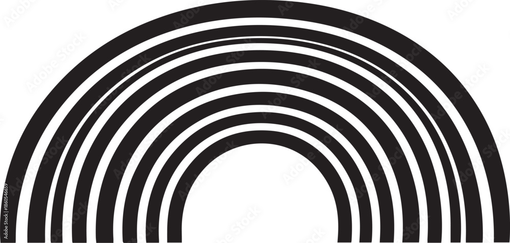 Obraz premium Abstract rainbow design