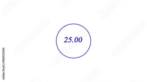 Wallpaper Mural Modern UI Countdown Timer 30 Seconds – Clean Minimal Digital Timer Animation 4K Torontodigital.ca