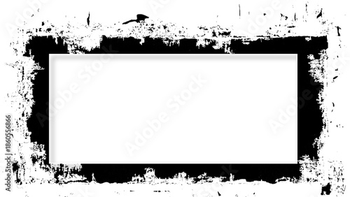 Grunge frame texture. vector template