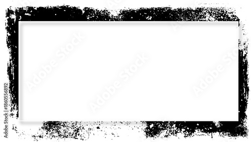 Grunge frame - abstract texture. Stock vector design template. An image of a nice grunge frame
