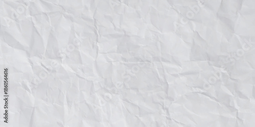 Abstract white crumpled paper texture background