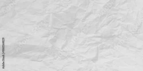 Crumpled white paper background texture. Abstract white crumpled paper texture background