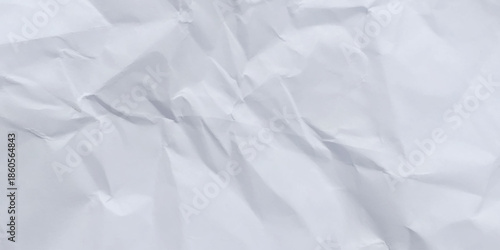 Crumpled white paper background texture