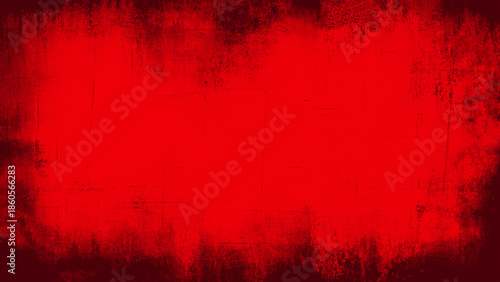 Texture of a red concrete wall with black border which can be used as a background