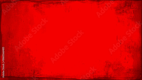 Red textured vintage background with an image of an old, dilapidated concrete wall, painted with paint cracked over time.Can be used for wallpaper, design                               