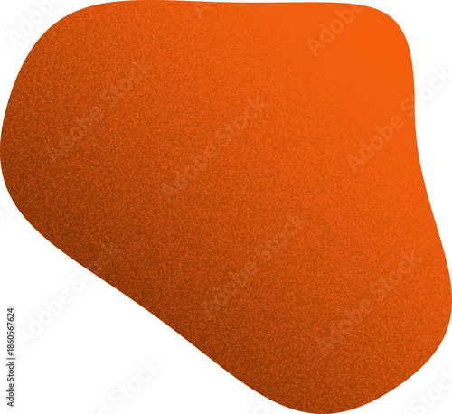 organic blob organic shape with grainy noise texture element