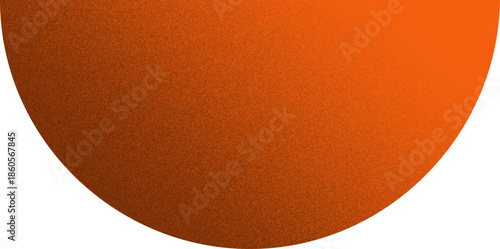 semicircle organic shape with grainy noise texture element