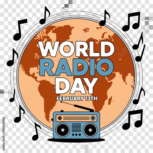 Celebrating world radio day on february 13th with music and broadcasting