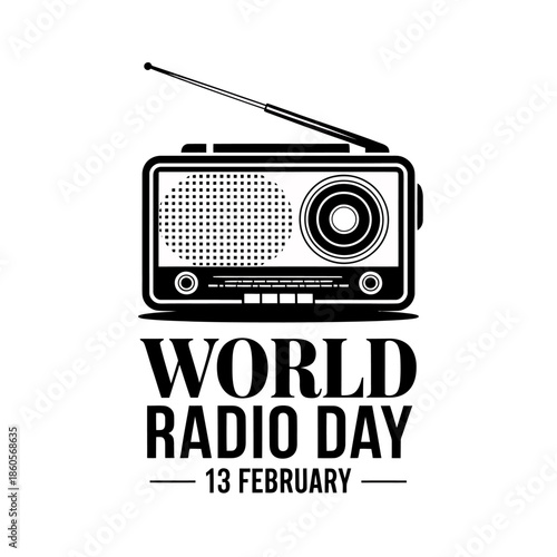 Celebrating world radio day on 13 february with vintage radio