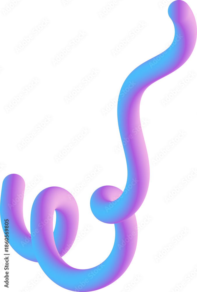 Obraz premium abstract wavy fluid gradient element in purple