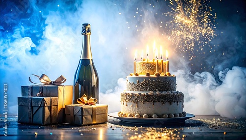 Geburtstagstorte  Feier  Fete