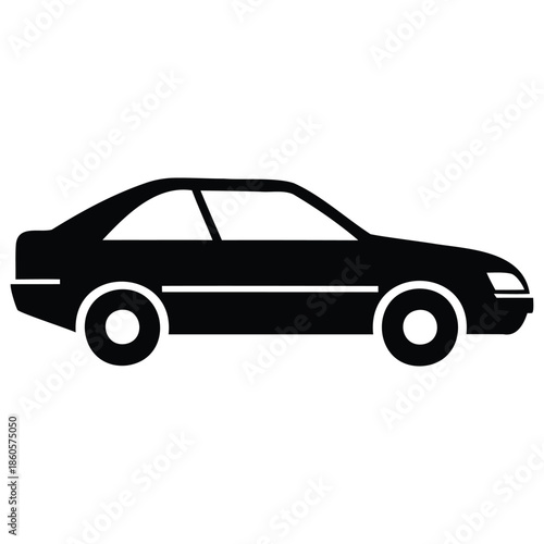 VINTAGE CLASSIC CAR SILHOUETTE SET INCLUDING CONVERTIBLE AND COUPE FOR RETRO GARAGE LOGOS AUTOMOTIVE POSTERS AND NOSTALGIC TRANSPORTATION ART