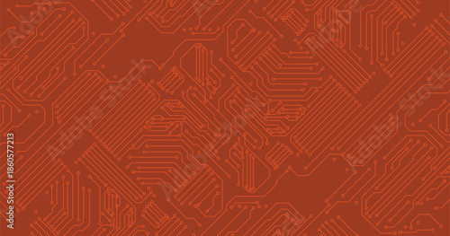 Futuristic connected tech lines. FinTech background. Vector illustration